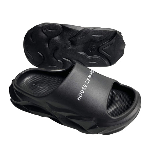 Black Glacier Slides - House of Marqui